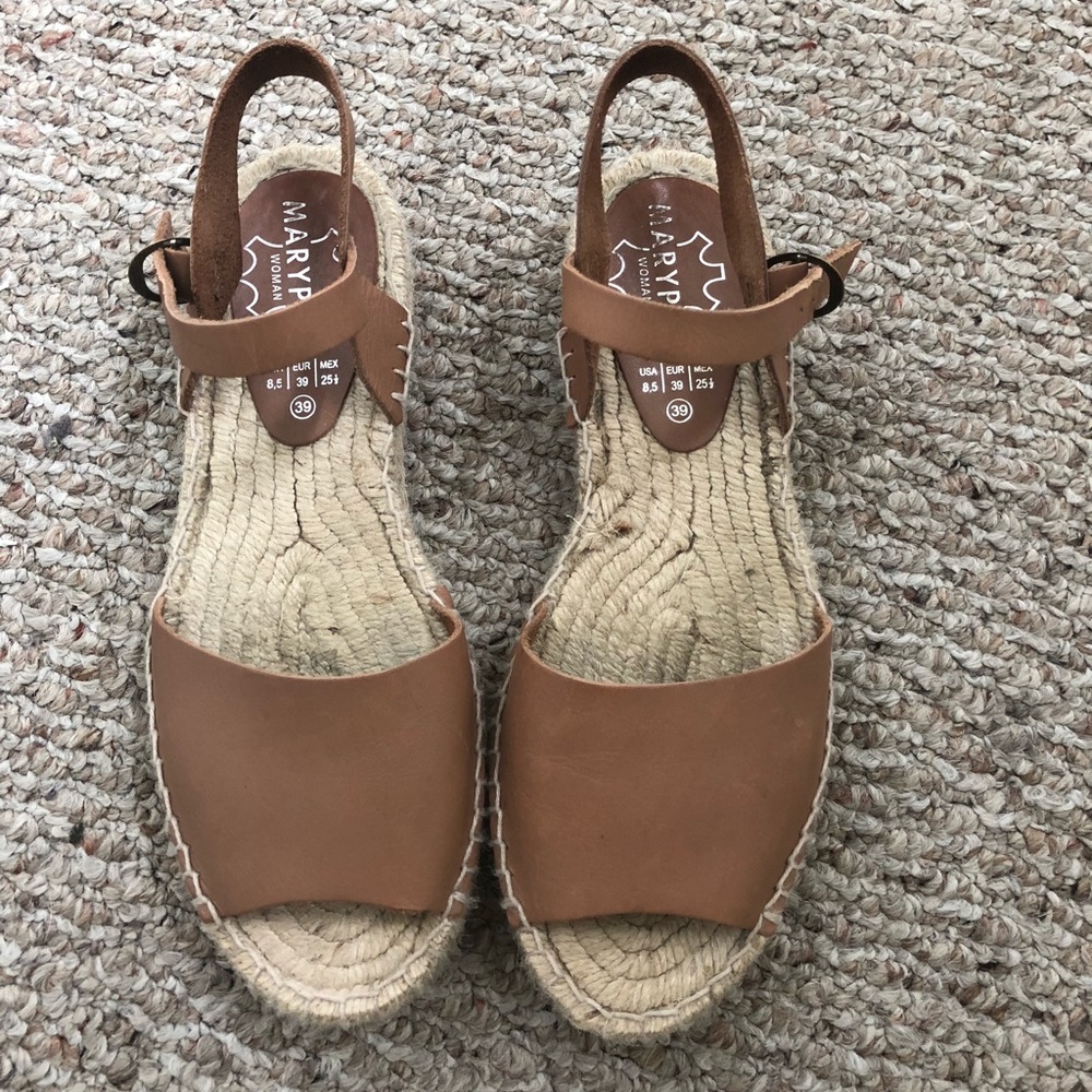Leather espadrilles